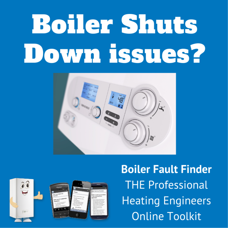 Boiler Shuts Down Diagnosis for Heating Engineers and Plumbers